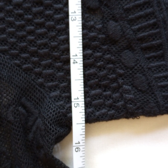NWOT Isabel Marant Pour H&M Lace Tunic Top 2 Black - Picture 8 of 10